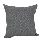 Blazing Needles Square Polyester Jacquard Throw Pillow, 17", Hazeltsb Domino