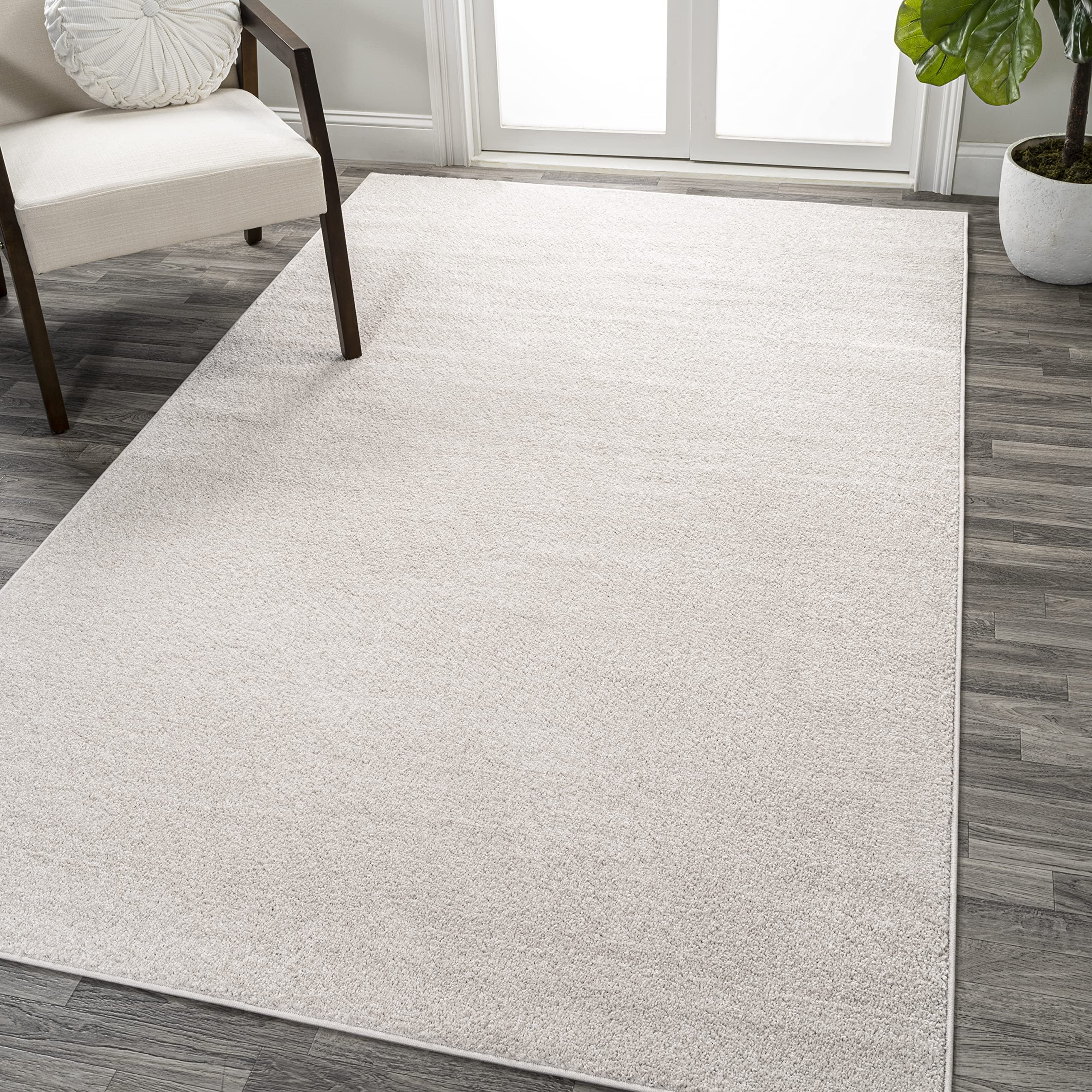 JONATHAN Y SEU100D-6 Haze Solid Low-Pile Indoor Area Rug, Coastal, Bohemian, Minimalist, Classic, Casual for Bedroom,Kitchen,Liv