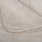 Polyte Microfiber Quick Dry Lint Free Bath Towel, 57 X 30 In, Pack Of 4 (Beige)