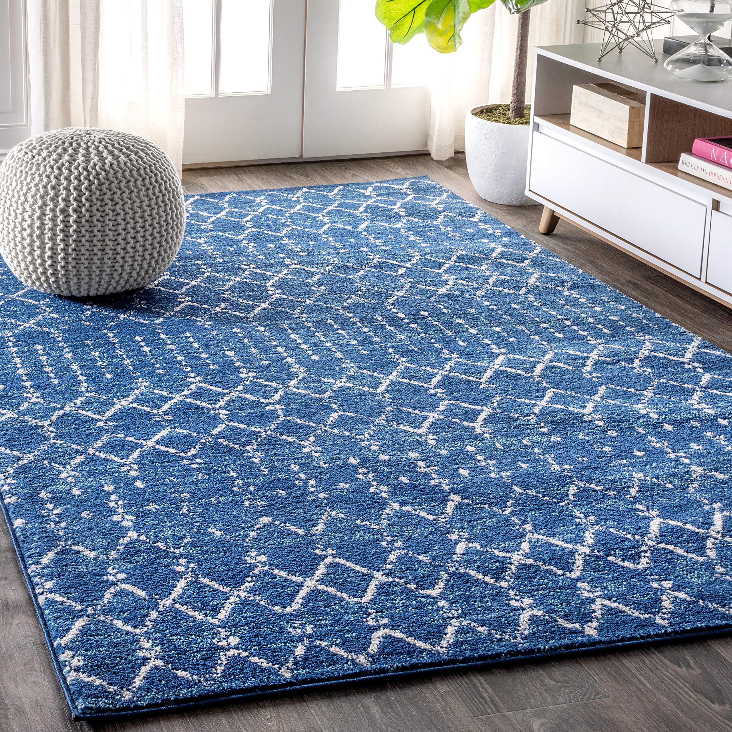 JONATHAN Y MOH101A-4 Moroccan Hype Boho Vintage Diamond Indoor Area-Rug Bohemian Easy-Cleaning Bedroom Kitchen Living Room Non S