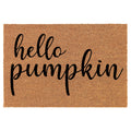 Doormat Natural Coco Coir Door Mat Hello Pumpkin (24' X 16')