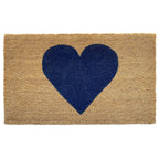 Calloway Mills Madison Heart Doormat (Dark Blue, 17' X 29')