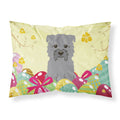 Easter Eggs Glen Of Imal Grey Fabric Standard Pillowcase