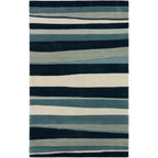 Dalyn Rugs Studio Area Rug, 9' X 13', Navy, Blue, Light Blue, Cream