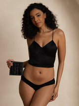 [Black] SilkSilky  Panty 001