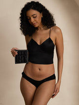[Black] SilkSilky  Panty 004