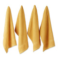 DII Dishtowel Set, Waffle Terry Collection, 15x26-inches, Mustard