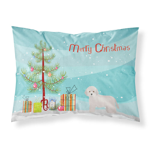 'Caroline'S Treasures Cyprus Poodle Christmas Tree Fabric Standard Pillowcases, Multicolor'