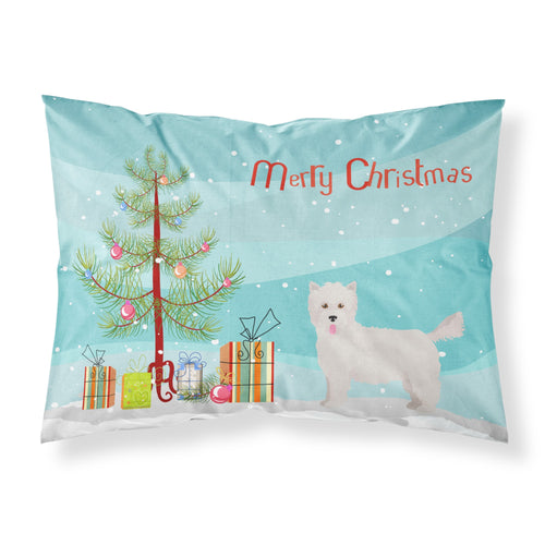 'Caroline'S Treasures Westiepoo #2 Christmas Tree Fabric Standard Pillowcases, Multicolor'