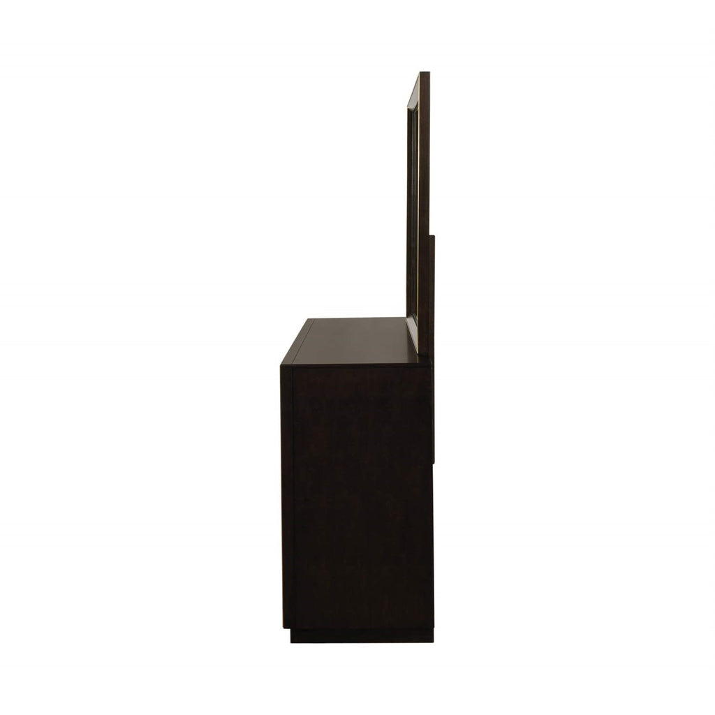 Coaster 215714 Ingerson Mirror, Smoked Peppercorn