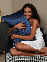 [Dark Blue] SilkSilky  30Momme Pillowcase 002