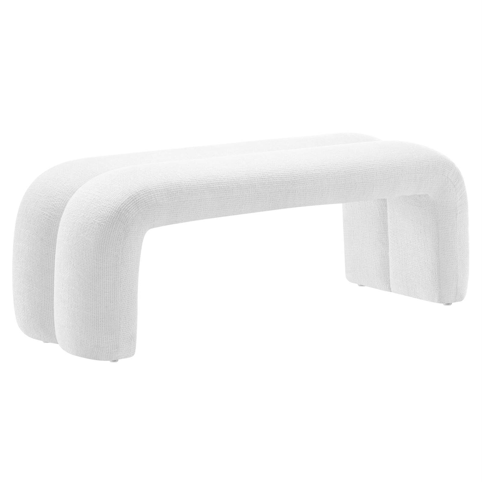 Dax 50.5'' Chenille Upholstered Accent Bench