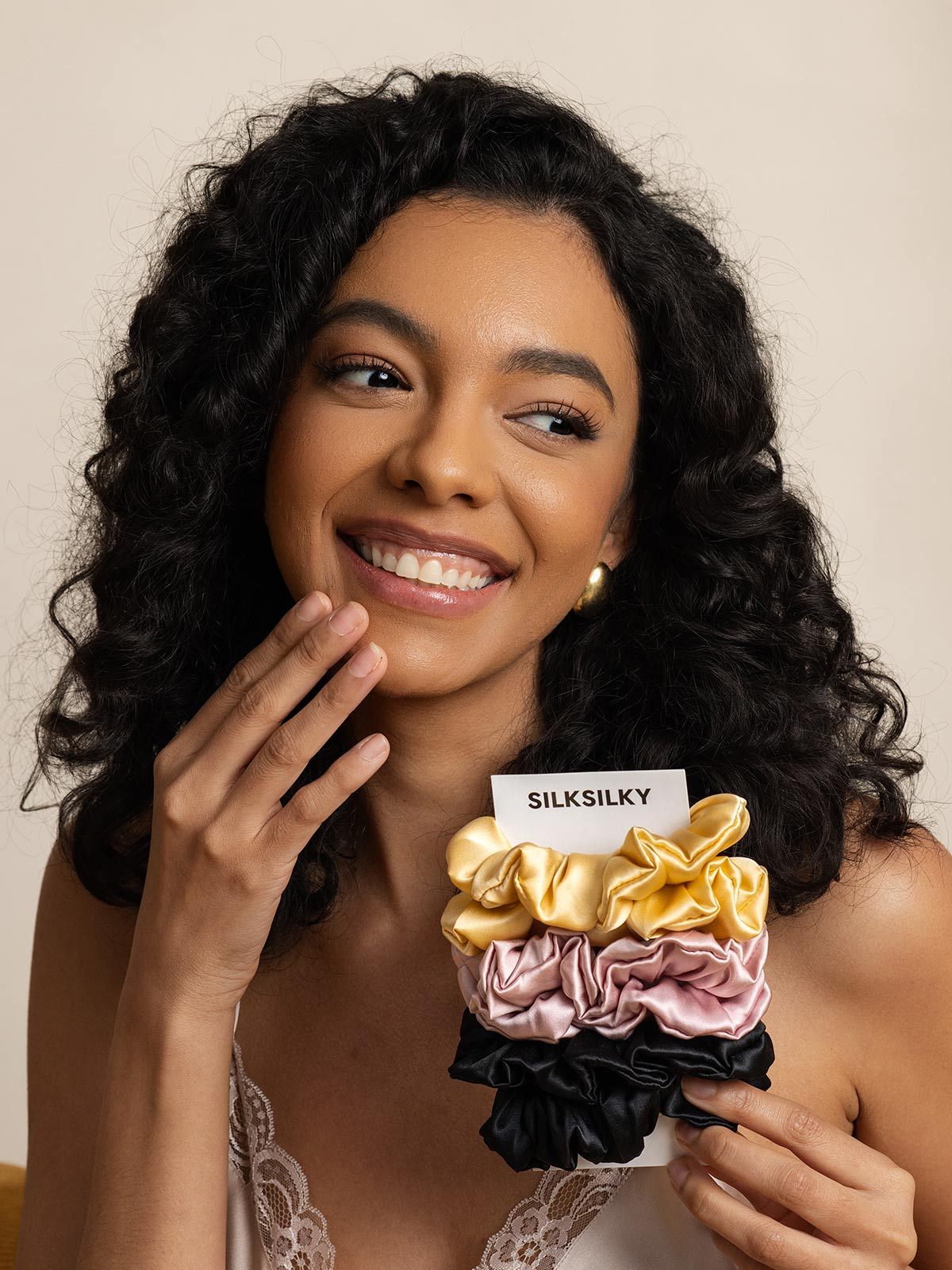 [Group] SilkSilky  Silk Scrunchie 002