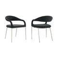 Morgan Upholstered Dining Chair with Metal Frame