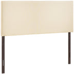 Modway Region Linen Fabric Upholstered King Headboard in Ivory