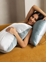 [OliveGreen+Silver] SilkSilky 19Momme Pure Silk Pillowcase 004