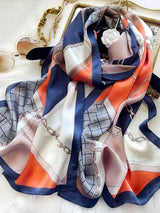 [P085] SilkSilky Pure Silk Scarf 001
