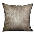 Plutus Harbor Sky Brown Solid Luxury Outdoor/Indoor Throw Pillow Double Sided  18' X 18'