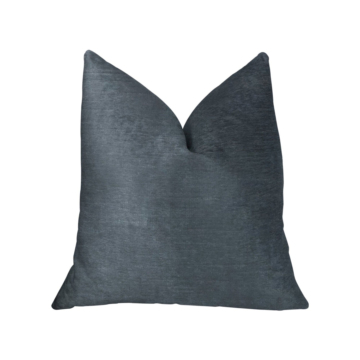 Plutus Deep Blue Sea Luxury Throw Pillow - Double Sided  26' X 26'