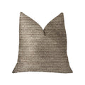 Plutus Classy Chic Ivory And Beige Luxury Throw Pillow - Double Sided  20' X 26' Standard