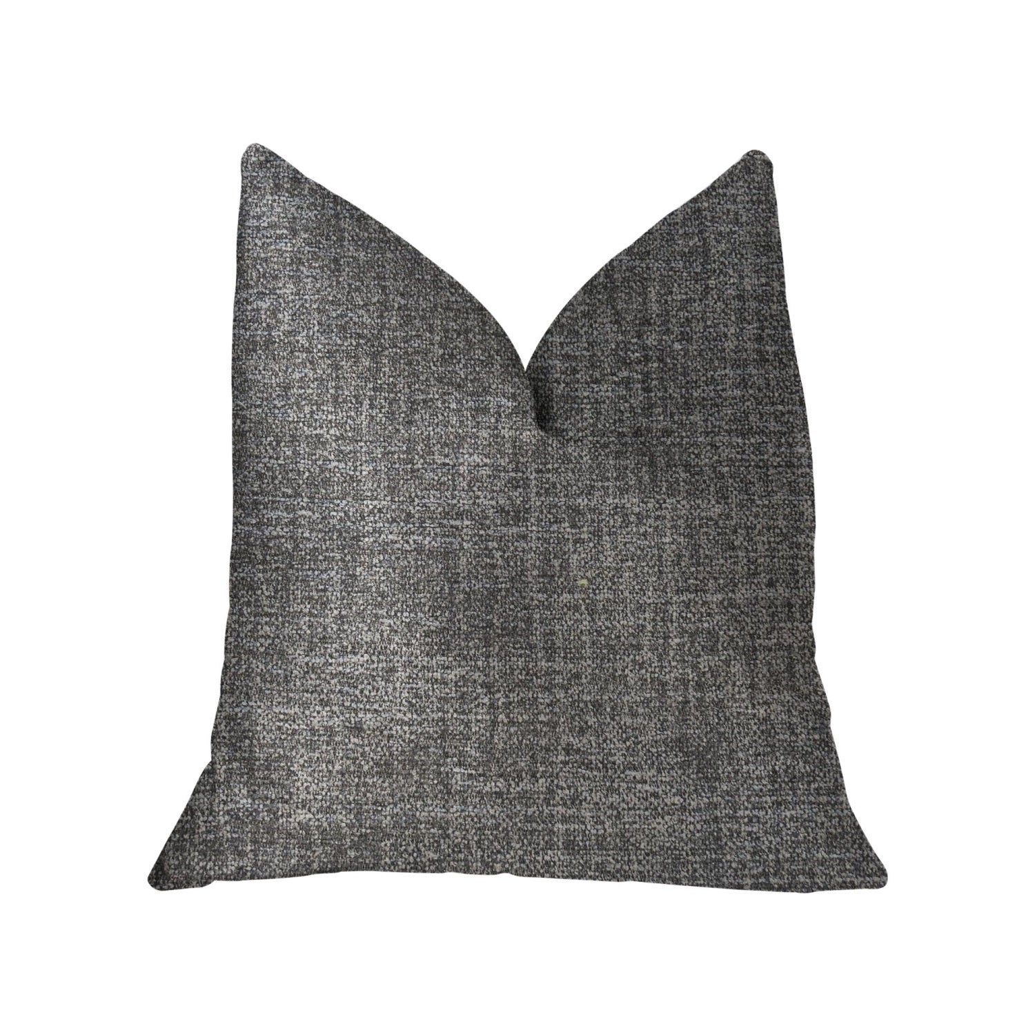 Plutus Dolphin  Gray Luxury Throw Pillow - Double Sided  26' X 26'