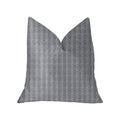 Plutus Napoleon Gray And Beige Luxury Throw Pillow - Double Sided  20' X 30' Queen