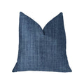 Plutus Blue Moon Blue Luxury Throw Pillow - Double Sided  20' X 26' Standard