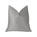 Plutus Cascade Beige Luxury Throw Pillow - Double Sided  12' X 20'