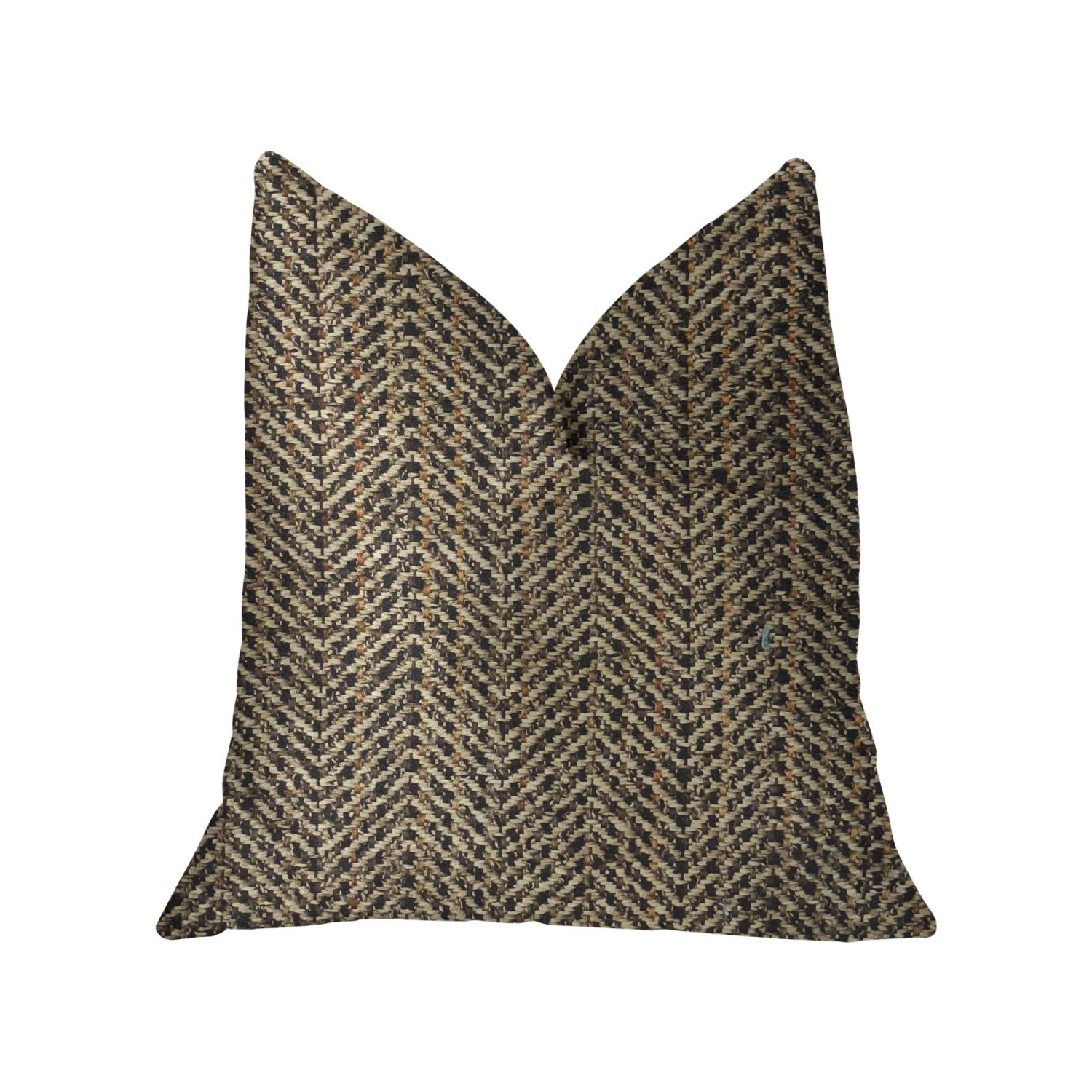 Plutus Honeybee Brown Shades Luxury Throw Pillow - Double Sided  22' X 22'