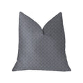 Plutus Daydream Blue And Beige Luxury Throw Pillow - Double Sided  20' X 36' King