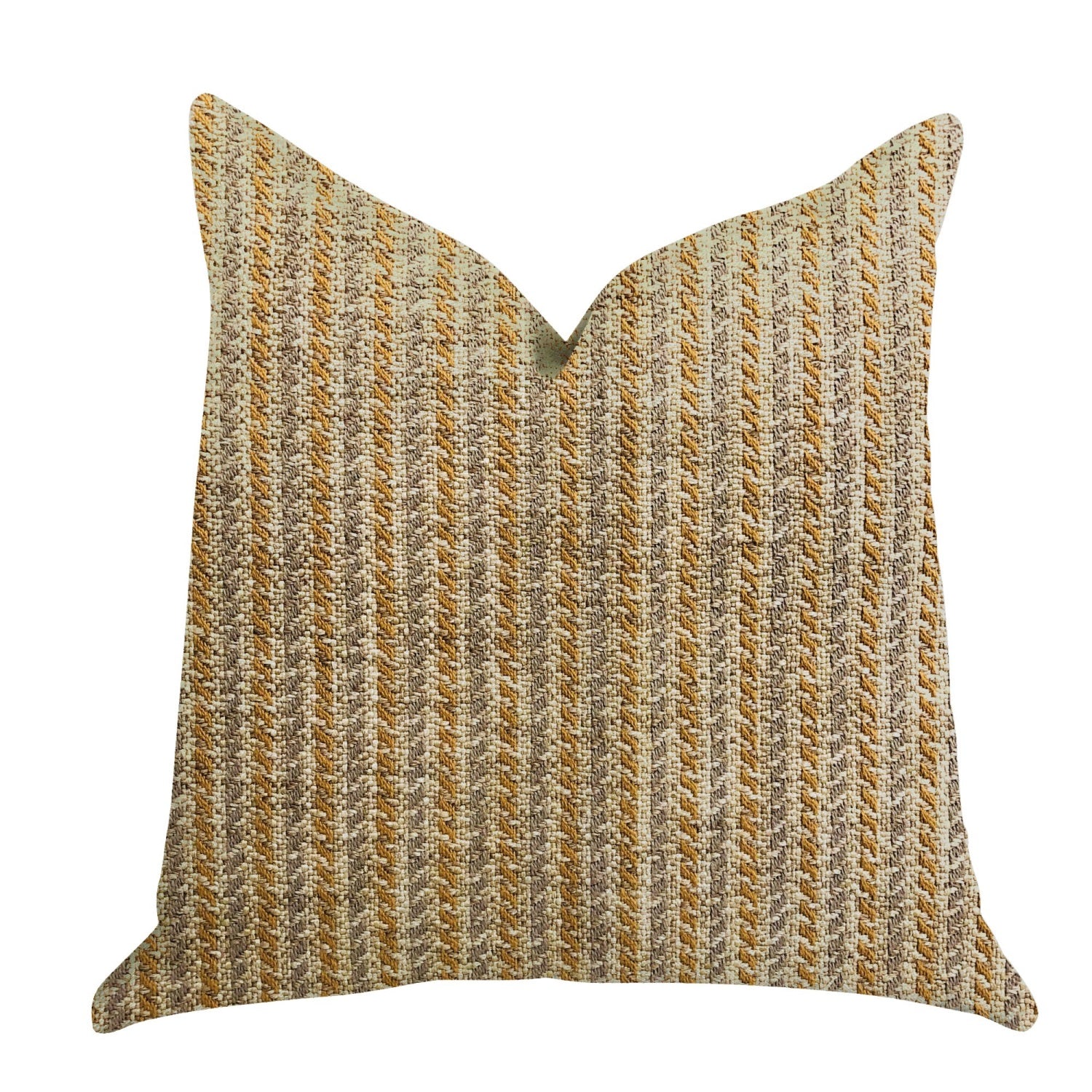 Plutus Woven Beliza Luxury Throw Pillow - Double Sided  20' X 20'