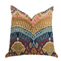 Plutus Ikat Anika Luxury Throw Pillow - Double Sided  20' X 26' Standard