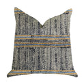 Plutus Promenade Way Textured Luxury Throw Pillow  - Double Sided  16' X 16'