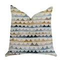Plutus Caspian Rush Patterned Luxury Throw Pillow - Double Sided  20' X 30' Queen