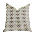 Plutus Haven Pointe Patterned Luxury Throw Pillow  - Double Sided  20' X 20'