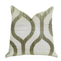Plutus Morrocan Villa Light Grass Luxury Throw Pillow - Double Sided  20' X 36' King