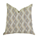 Plutus Enigma Twist Luxury Throw Pillow - Double Sided  16' X 16'