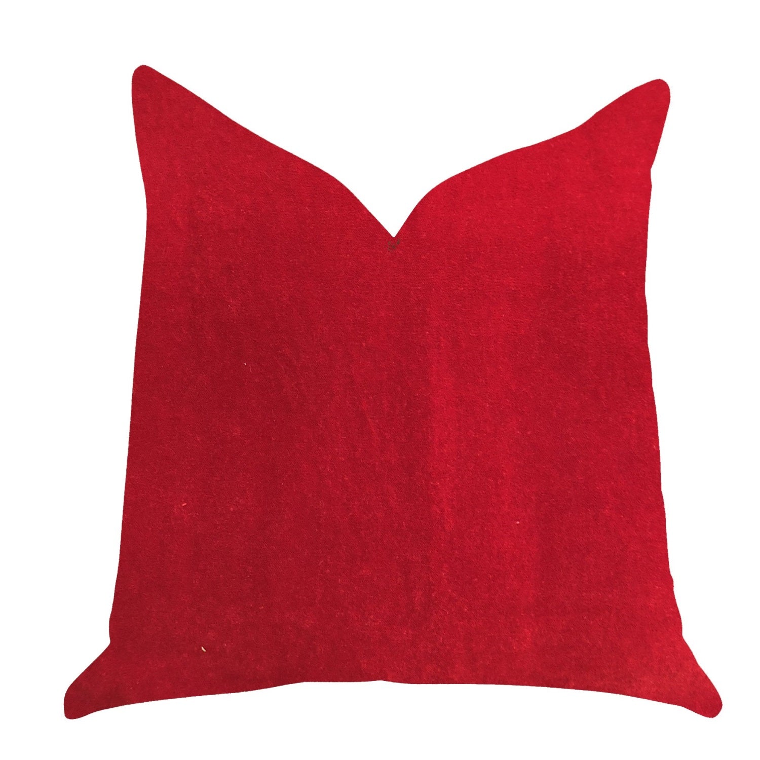 Plutus Amber Rose Luxury Throw Pillow In Red    - Double Sided  16' X 16'
