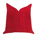 Plutus Amber Rose Luxury Throw Pillow In Red    - Double Sided  22' X 22'