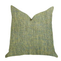 Plutus Mango Bliss Luxury Throw Pillow In Green And Yellow Tones - Double Sided  22' X 22'