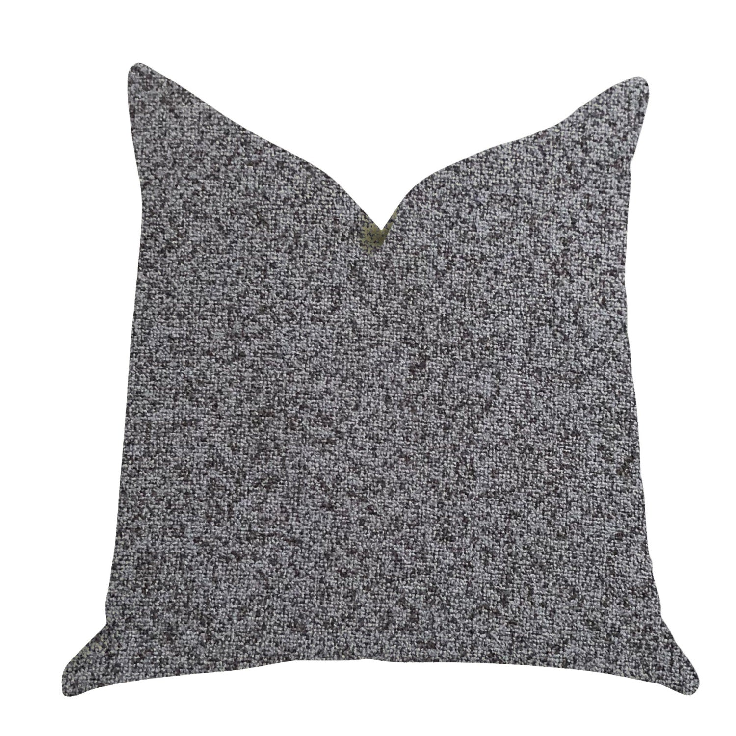 Plutus Gray Dove Luxury Throw Pillow In Gray Tones - Double Sided  12' X 25'