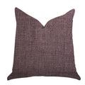 Plutus Grape Seed Luxury Throw Pillow In Purple Tones - Double Sided  24' X 24'