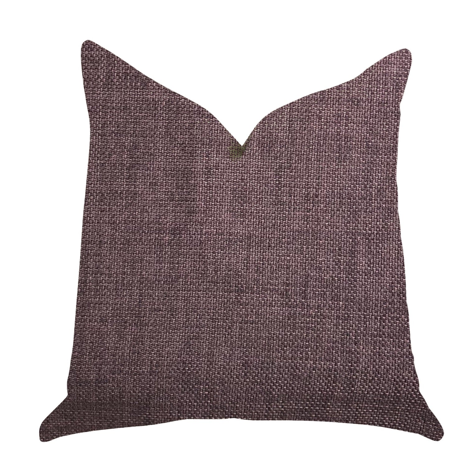 Plutus Grape Seed Luxury Throw Pillow In Purple Tones - Double Sided  24' X 24'