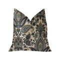 Plutus Tulip Safari Multicolor Luxury Throw Pillow - Double Sided  26' X 26'