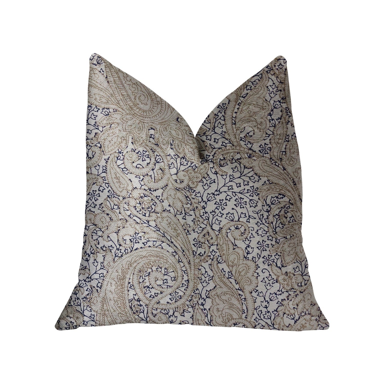 Plutus Quartz Skye Beige Luxury Throw Pillow - Double Sided  12' X 20'
