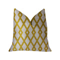 Plutus Zinnia Dust Brown And Beige Luxury Throw Pillow - Double Sided  18' X 18'