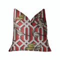 Plutus Bird Forest Multicolor Luxury Throw Pillow - Double Sided  26' X 26'