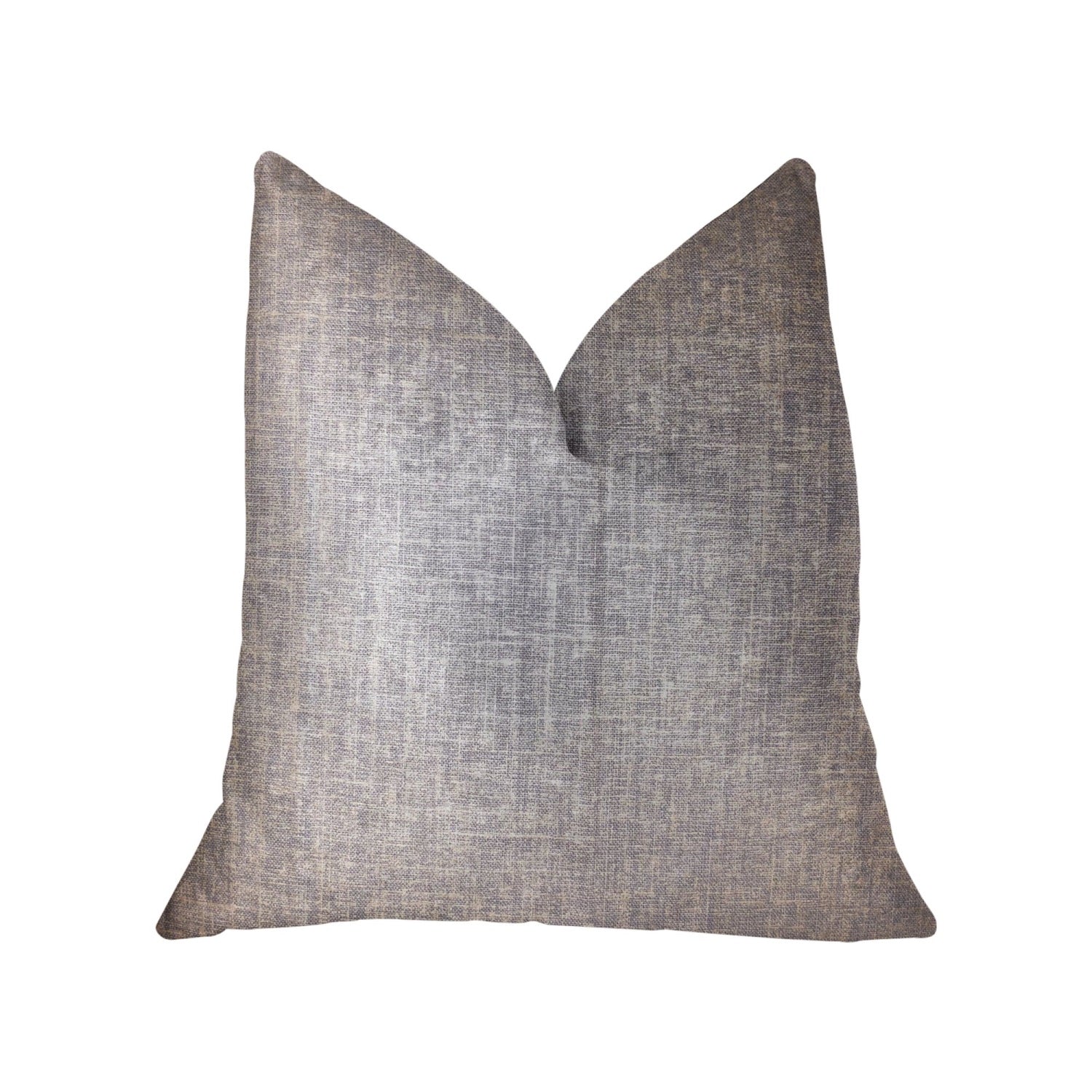 Plutus Radiance Blue Luxury Throw Pillow - Double Sided  24' X 24'