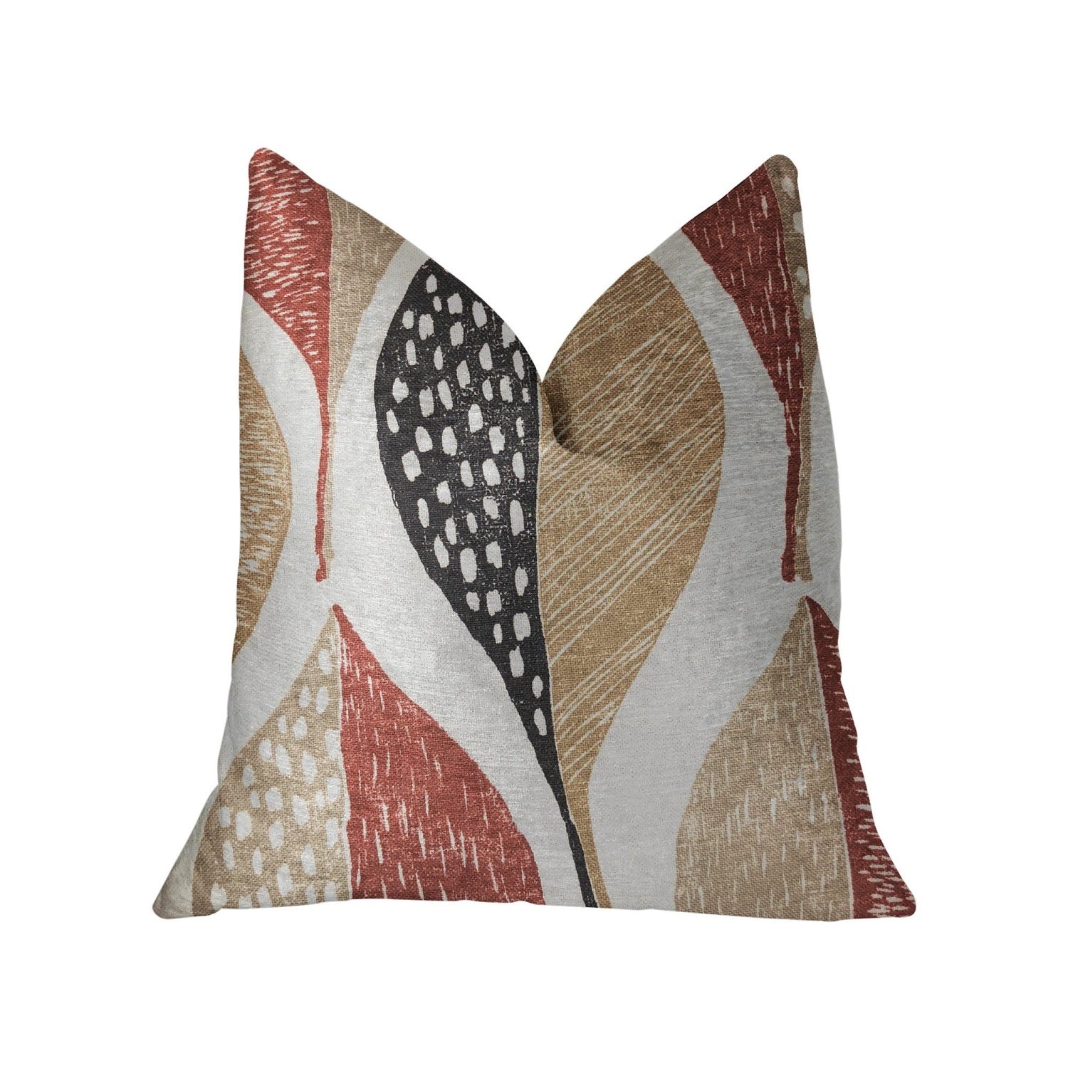 Plutus Oak Valley Multicolor Luxury Throw Pillow - Double Sided  16' X 16'