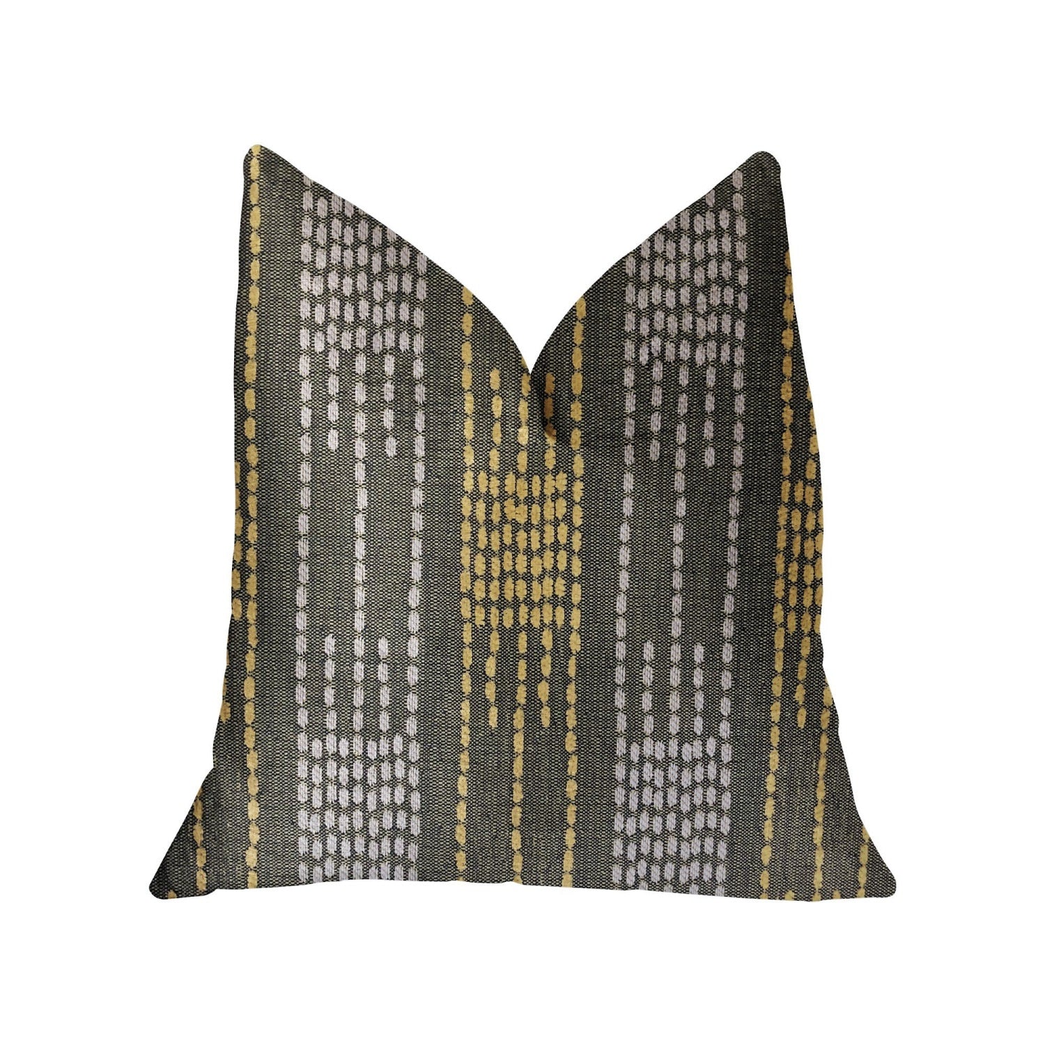 Plutus Capella Green Luxury Throw Pillow - Double Sided  24' X 24'